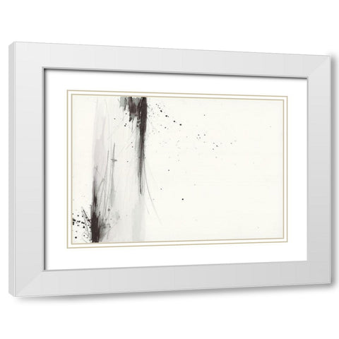 Simplification Series I White Modern Wood Framed Art Print with Double Matting by Hallowell, Britt