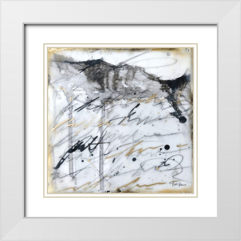 The World is Calling White Modern Wood Framed Art Print with Double Matting by Halllowell, Britt