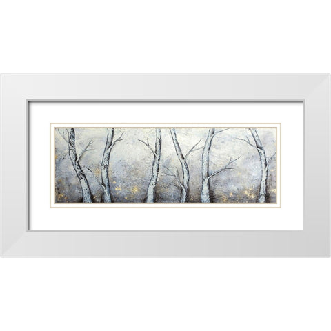 Into the Forest White Modern Wood Framed Art Print with Double Matting by Hallowell, Britt
