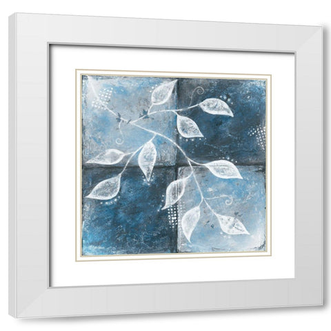 Patchwork Seasons I White Modern Wood Framed Art Print with Double Matting by Hallowell, Britt