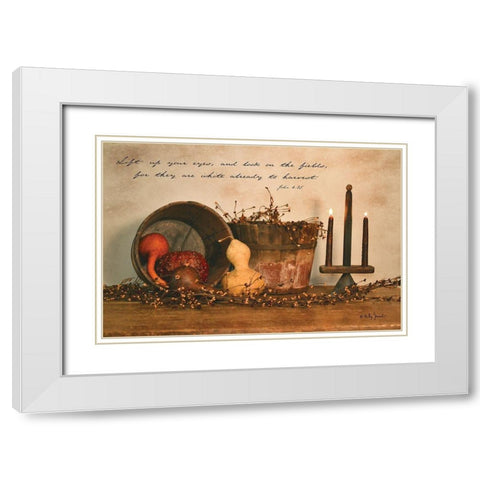 Already to Harvest         White Modern Wood Framed Art Print with Double Matting by Jacobs, Billy