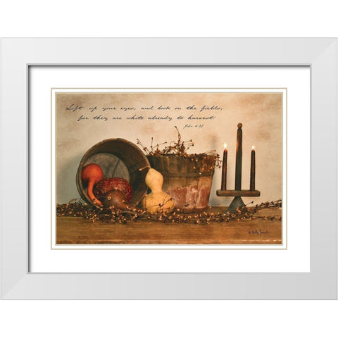 Already to Harvest         White Modern Wood Framed Art Print with Double Matting by Jacobs, Billy
