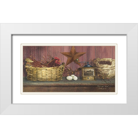 Rise and Shine      White Modern Wood Framed Art Print with Double Matting by Jacobs, Billy