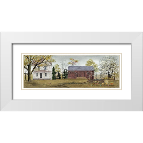 Chicks for Sale     White Modern Wood Framed Art Print with Double Matting by Jacobs, Billy