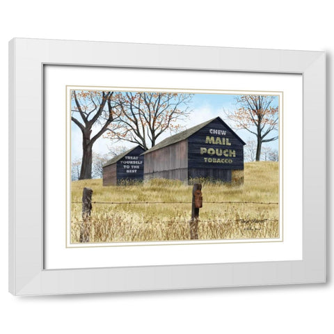 Treat Yourself White Modern Wood Framed Art Print with Double Matting by Jacobs, Billy