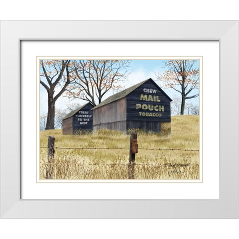 Treat Yourself White Modern Wood Framed Art Print with Double Matting by Jacobs, Billy