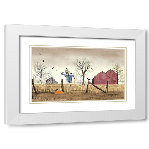 After the Harvest             White Modern Wood Framed Art Print with Double Matting by Jacobs, Billy