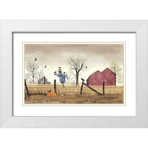 After the Harvest             White Modern Wood Framed Art Print with Double Matting by Jacobs, Billy