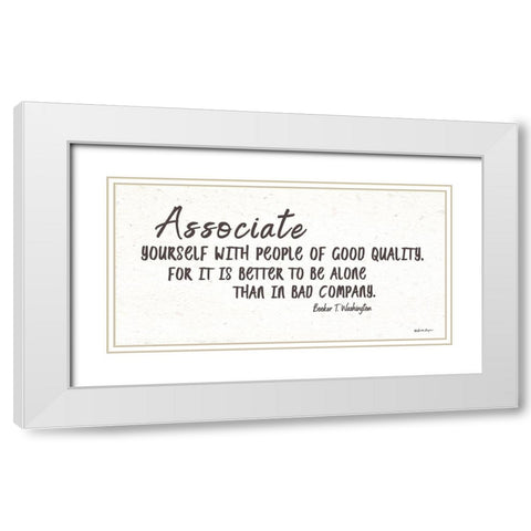 People of Good Quality   White Modern Wood Framed Art Print with Double Matting by Boyer, Susie