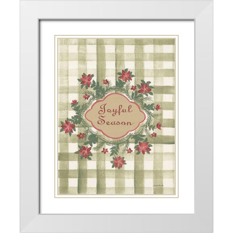 Holiday Home II White Modern Wood Framed Art Print with Double Matting by Britton, Pam