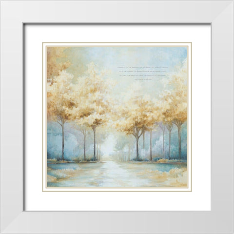 Becomes a Tree White Modern Wood Framed Art Print with Double Matting by Cloverfield And Co.