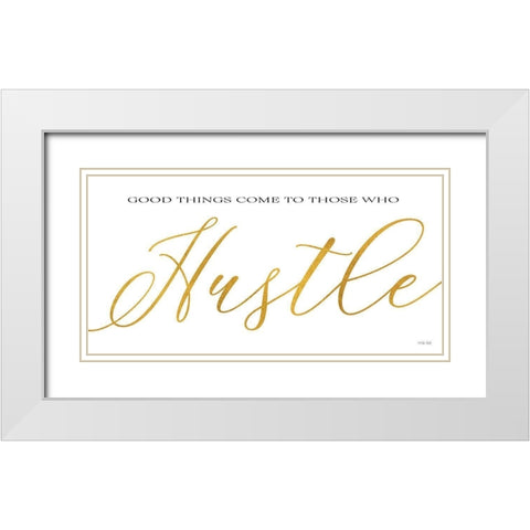 Good Things White Modern Wood Framed Art Print with Double Matting by Jacobs, Cindy