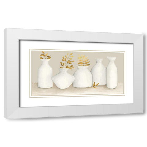 Autumn Still Life II White Modern Wood Framed Art Print with Double Matting by Jacobs, Cindy
