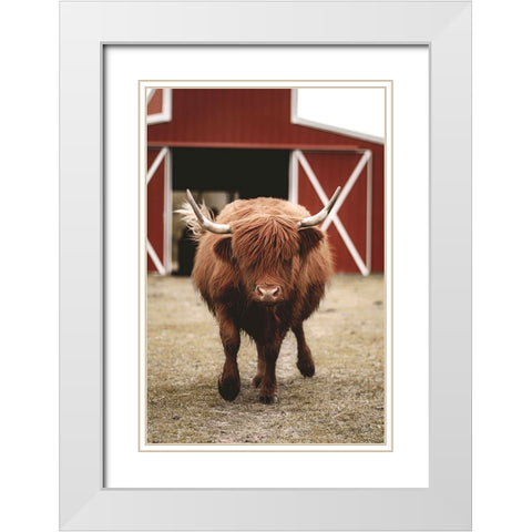 On My Way White Modern Wood Framed Art Print with Double Matting by Diener, Dakota