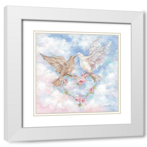 Imagine White Modern Wood Framed Art Print with Double Matting by Coules, Debi
