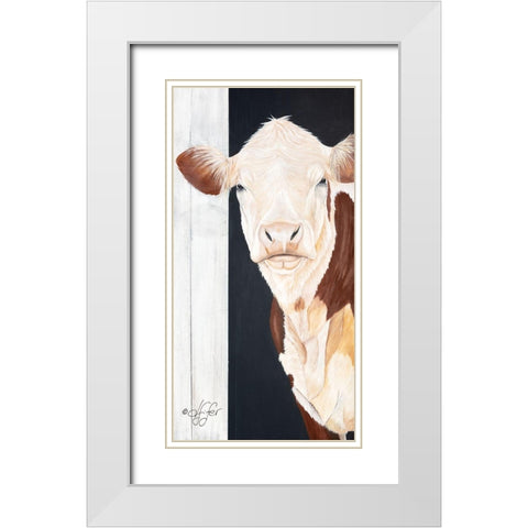 Come on In White Modern Wood Framed Art Print with Double Matting by Fifer, Diane