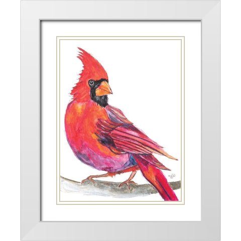 Hey There Good Looking White Modern Wood Framed Art Print with Double Matting by Fifer, Diane