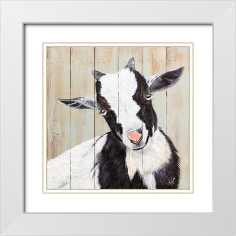 Want to Play? White Modern Wood Framed Art Print with Double Matting by Fifer, Diane