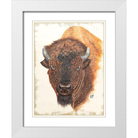 Wildly Free White Modern Wood Framed Art Print with Double Matting by Fifer, Diane