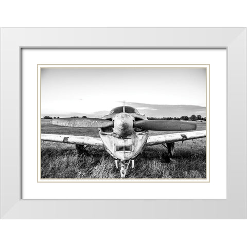 Last Flight II   White Modern Wood Framed Art Print with Double Matting by Quillen, Donnie
