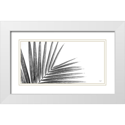 Leaf Study IV White Modern Wood Framed Art Print with Double Matting by Quillen, Donnie