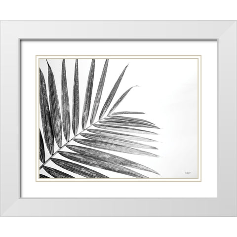 Leaf Study VI White Modern Wood Framed Art Print with Double Matting by Quillen, Donnie