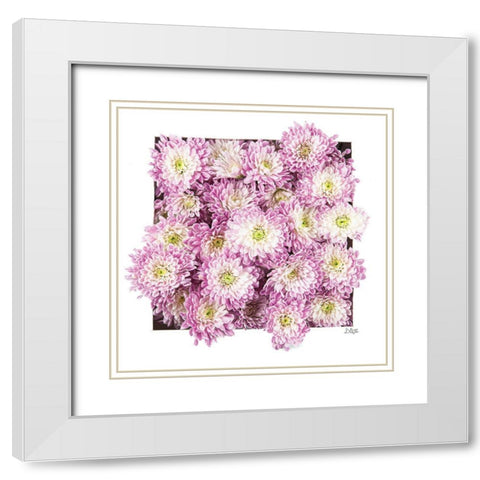 Pretty in Purple II White Modern Wood Framed Art Print with Double Matting by Quillen, Donnie