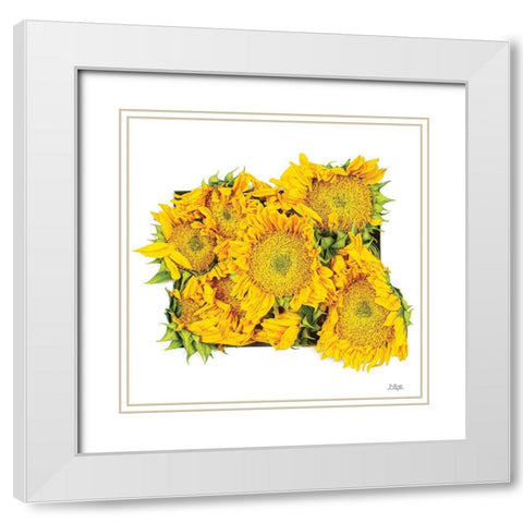 Fall Feels II White Modern Wood Framed Art Print with Double Matting by Quillen, Donnie