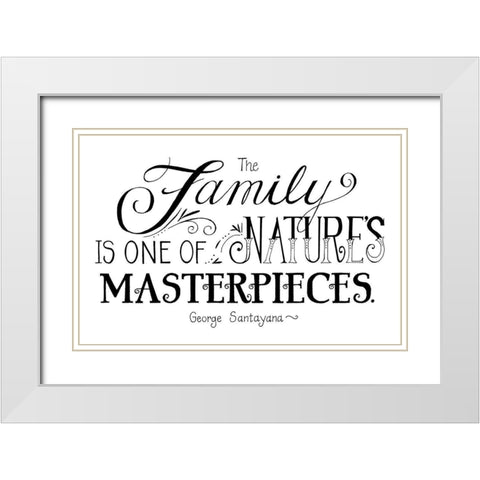 Natures Masterpieces White Modern Wood Framed Art Print with Double Matting by Strain, Deb