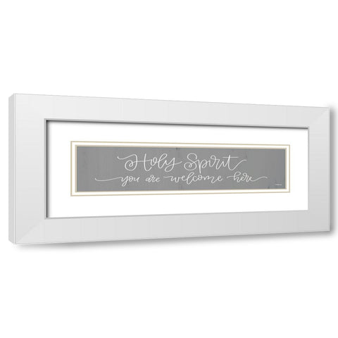 Holy Spirit   White Modern Wood Framed Art Print with Double Matting by Imperfect Dust