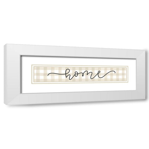 Home  White Modern Wood Framed Art Print with Double Matting by Imperfect Dust