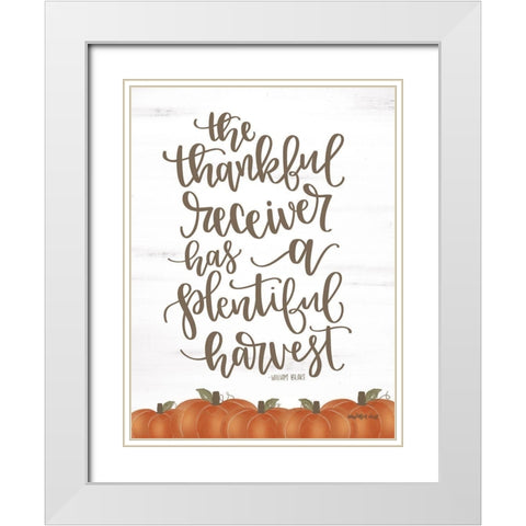 Plentiful Harvest White Modern Wood Framed Art Print with Double Matting by Imperfect Dust