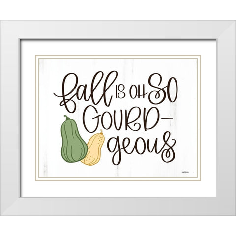 Gourd-geous    White Modern Wood Framed Art Print with Double Matting by Imperfect Dust