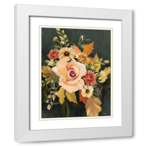 Romantic Autumn II White Modern Wood Framed Art Print with Double Matting by House Fenway