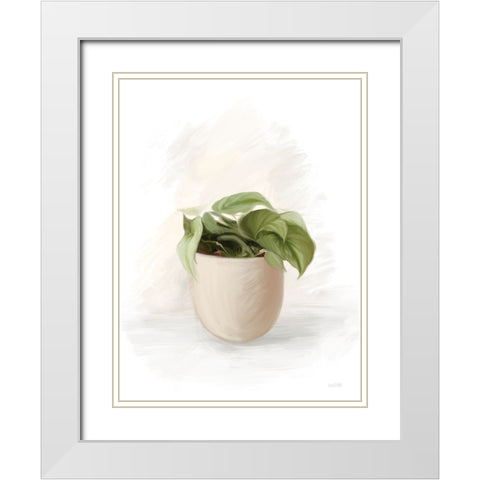 Everyday Plants I White Modern Wood Framed Art Print with Double Matting by House Fenway