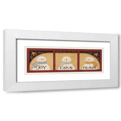 Three Wishes White Modern Wood Framed Art Print with Double Matting by Hilliker, Lisa