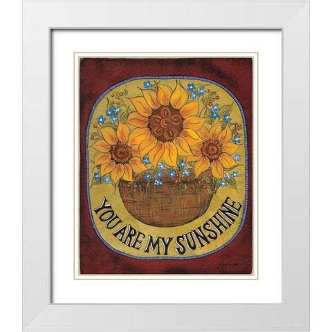 Summer Day White Modern Wood Framed Art Print with Double Matting by Hilliker, Lisa