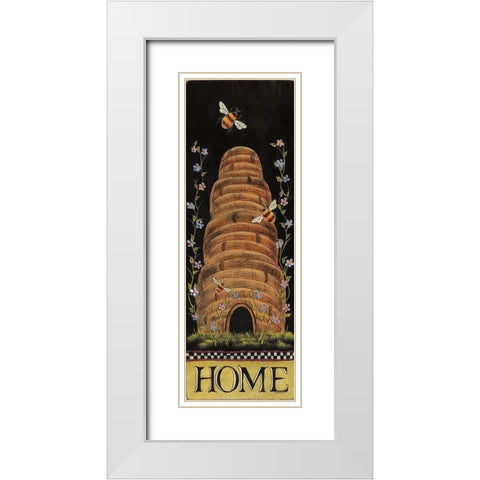 Honey Home White Modern Wood Framed Art Print with Double Matting by Hilliker, Lisa