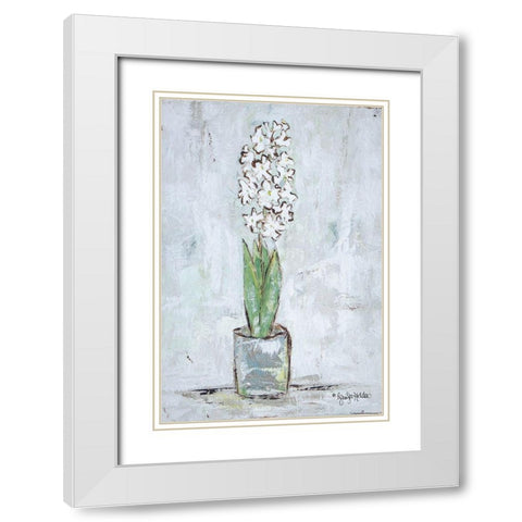 Simple Joys White Modern Wood Framed Art Print with Double Matting by Holden, Jennifer