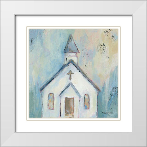 Sunday Morning White Modern Wood Framed Art Print with Double Matting by Holden, Jennifer