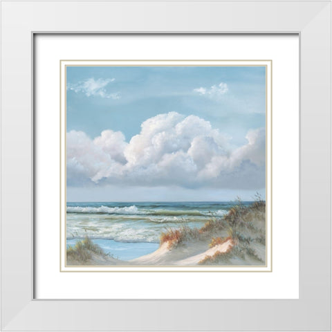 Beautiful Day 3 White Modern Wood Framed Art Print with Double Matting by Janisse, Georgia