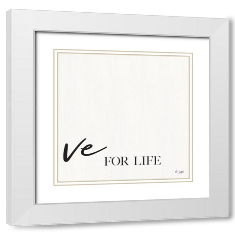 You Are My Love II White Modern Wood Framed Art Print with Double Matting by Jaxn Blvd.