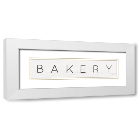 Bakery White Modern Wood Framed Art Print with Double Matting by Jaxn Blvd.