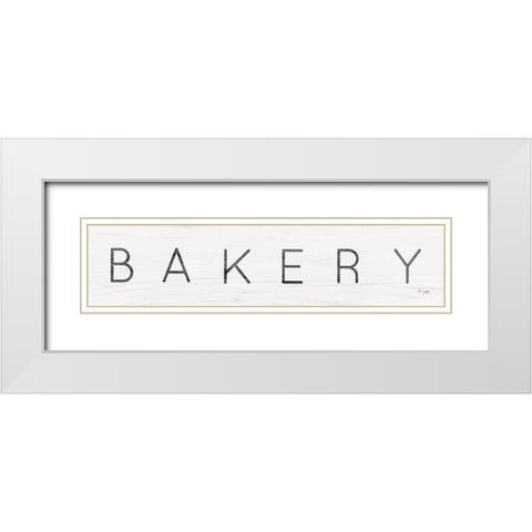 Bakery White Modern Wood Framed Art Print with Double Matting by Jaxn Blvd.