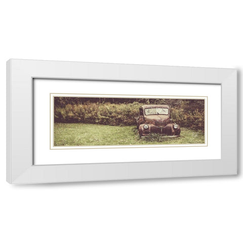 Rusty Clearing White Modern Wood Framed Art Print with Double Matting by Spivey, Justin