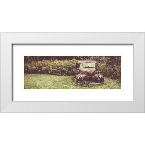 Rusty Clearing White Modern Wood Framed Art Print with Double Matting by Spivey, Justin