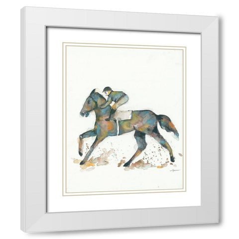 Wind White Modern Wood Framed Art Print with Double Matting by Mingo, Jessica