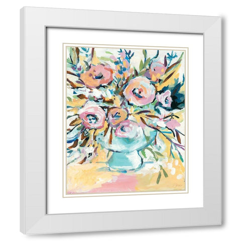 Sunday Brunch White Modern Wood Framed Art Print with Double Matting by Mingo, Jessica