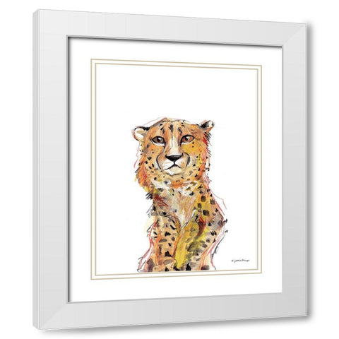 Wild Side White Modern Wood Framed Art Print with Double Matting by Mingo, Jessica