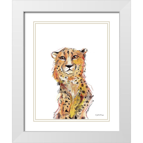 Wild Side White Modern Wood Framed Art Print with Double Matting by Mingo, Jessica